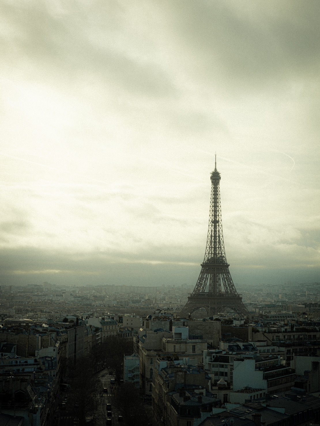 City photographed during a trip to Paris